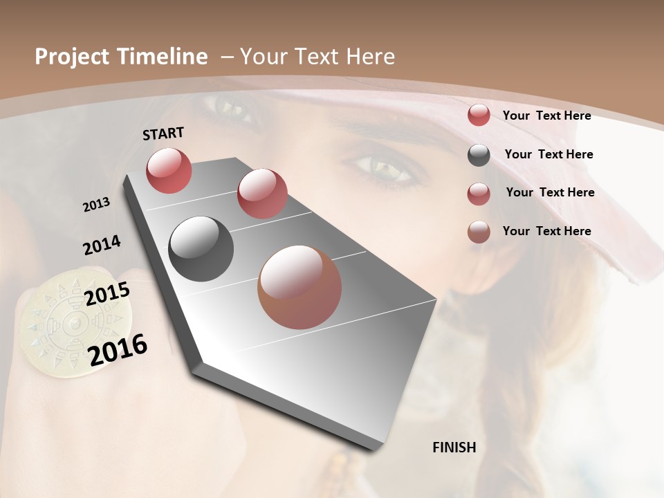 Beautiful Accessories One PowerPoint Template