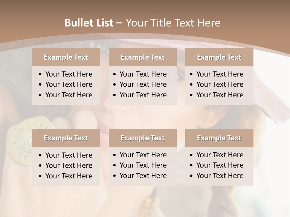 Beautiful Accessories One PowerPoint Template