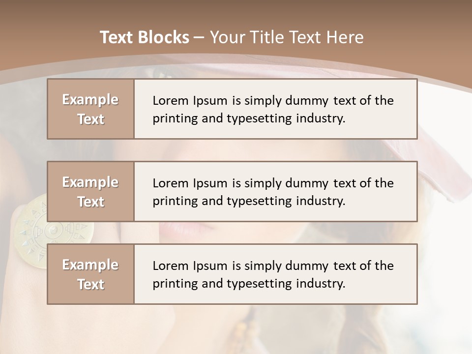 Beautiful Accessories One PowerPoint Template