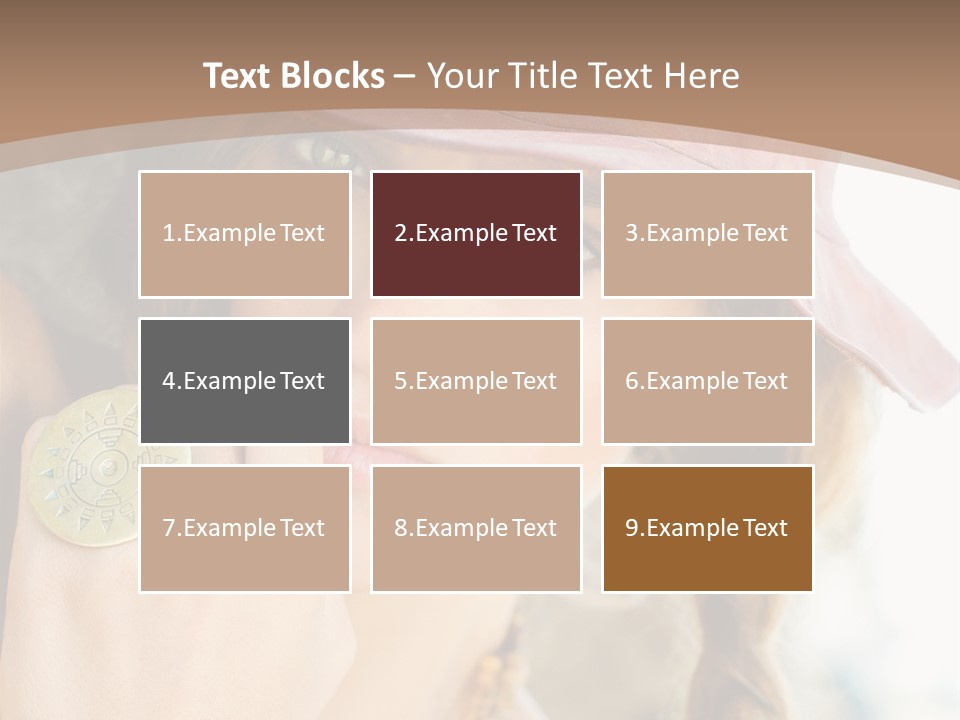 Beautiful Accessories One PowerPoint Template