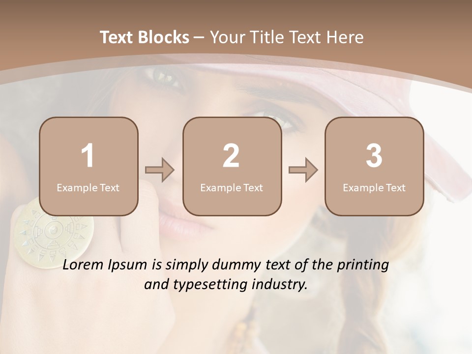 Beautiful Accessories One PowerPoint Template