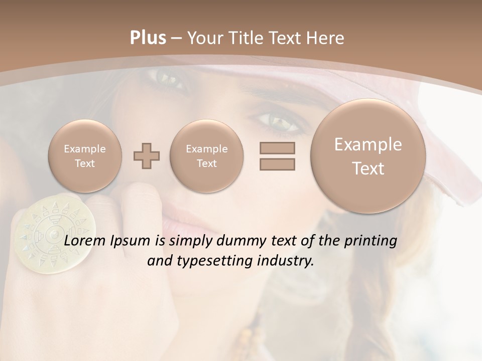 Beautiful Accessories One PowerPoint Template