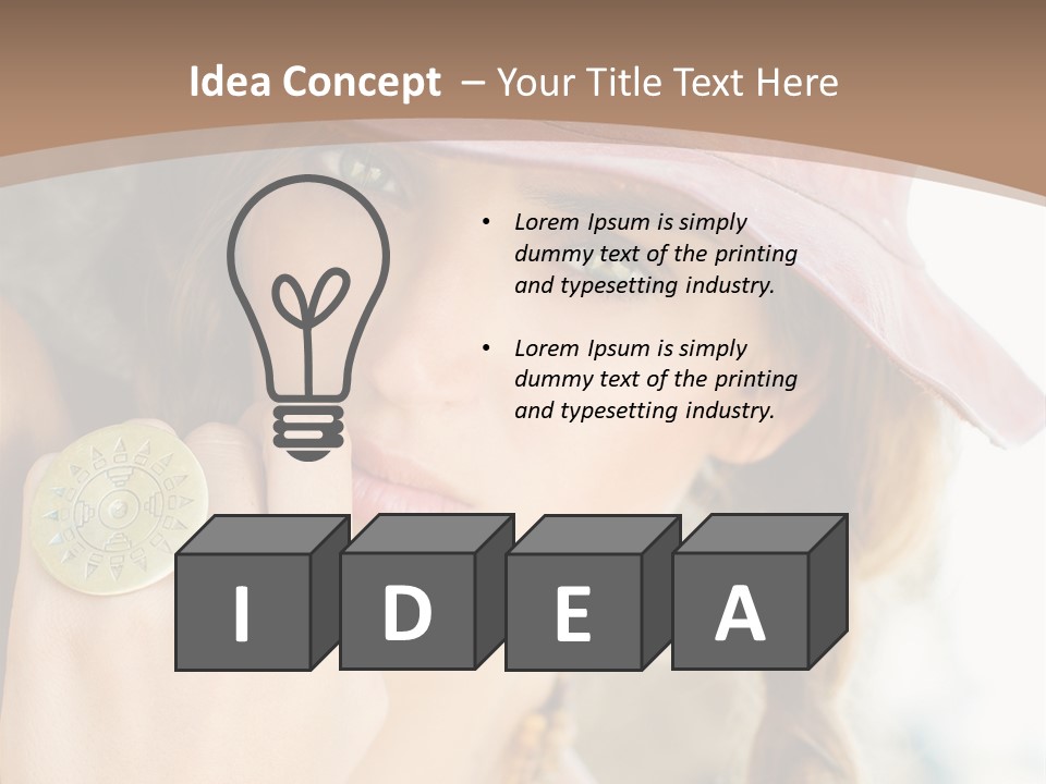 Beautiful Accessories One PowerPoint Template