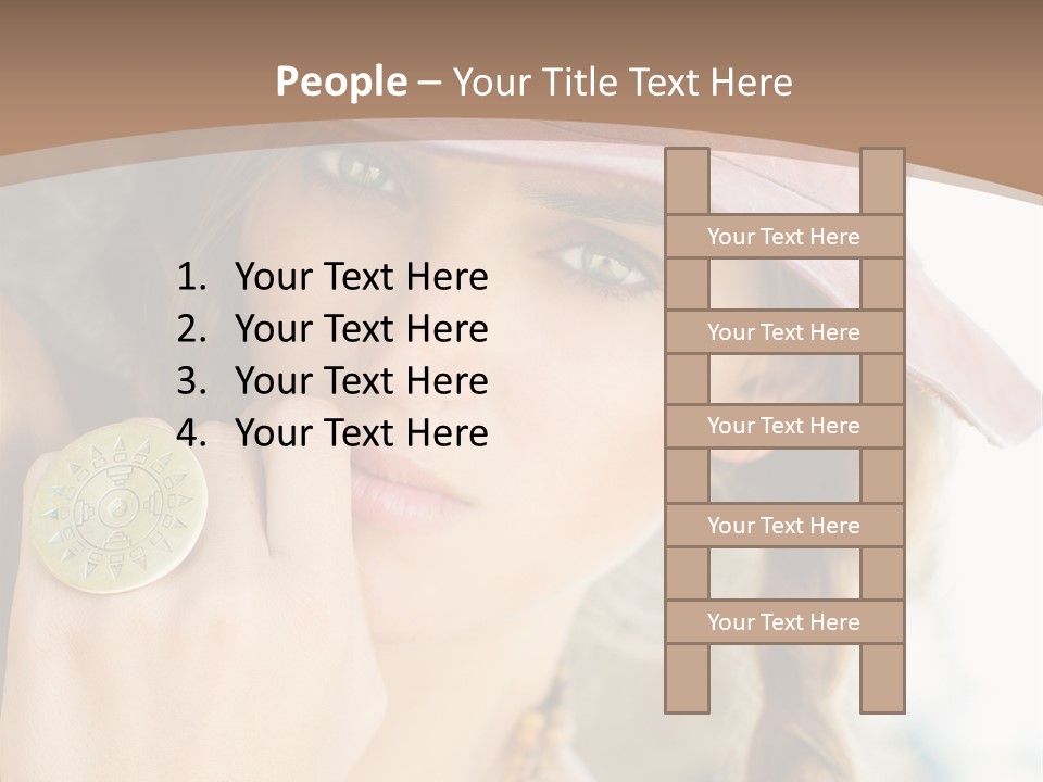 Beautiful Accessories One PowerPoint Template