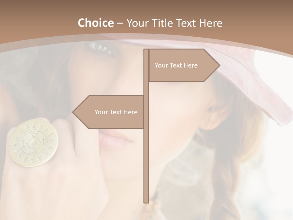 Beautiful Accessories One PowerPoint Template