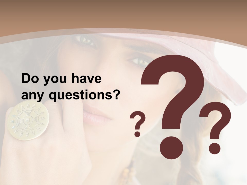 Beautiful Accessories One PowerPoint Template