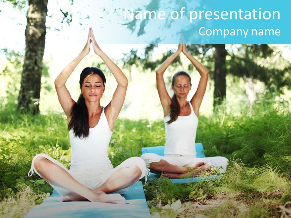 Yoga Natural Fit PowerPoint Template