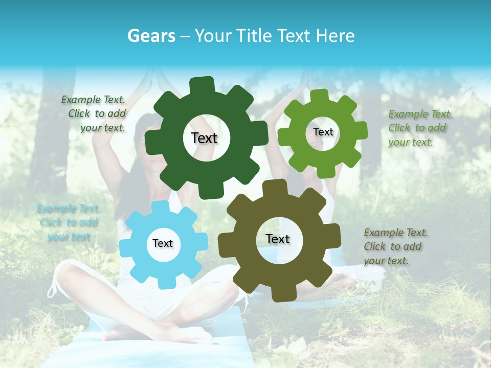 Yoga Natural Fit PowerPoint Template