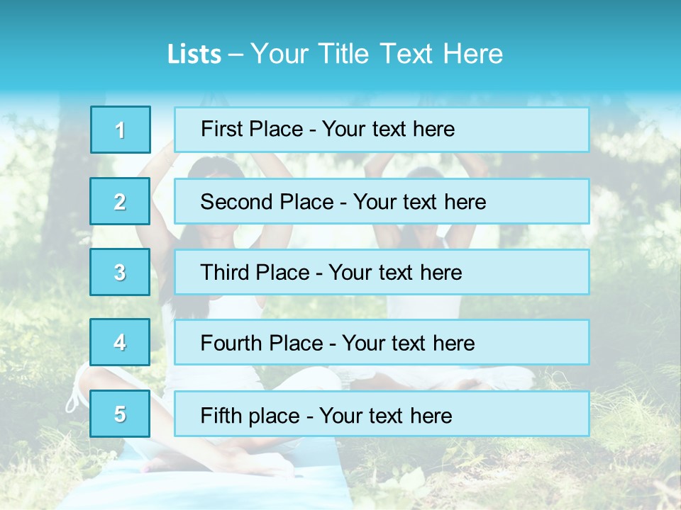 Yoga Natural Fit PowerPoint Template