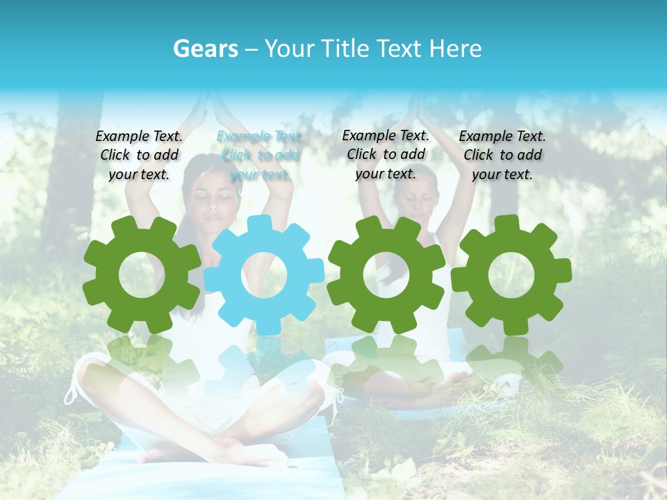 Yoga Natural Fit PowerPoint Template