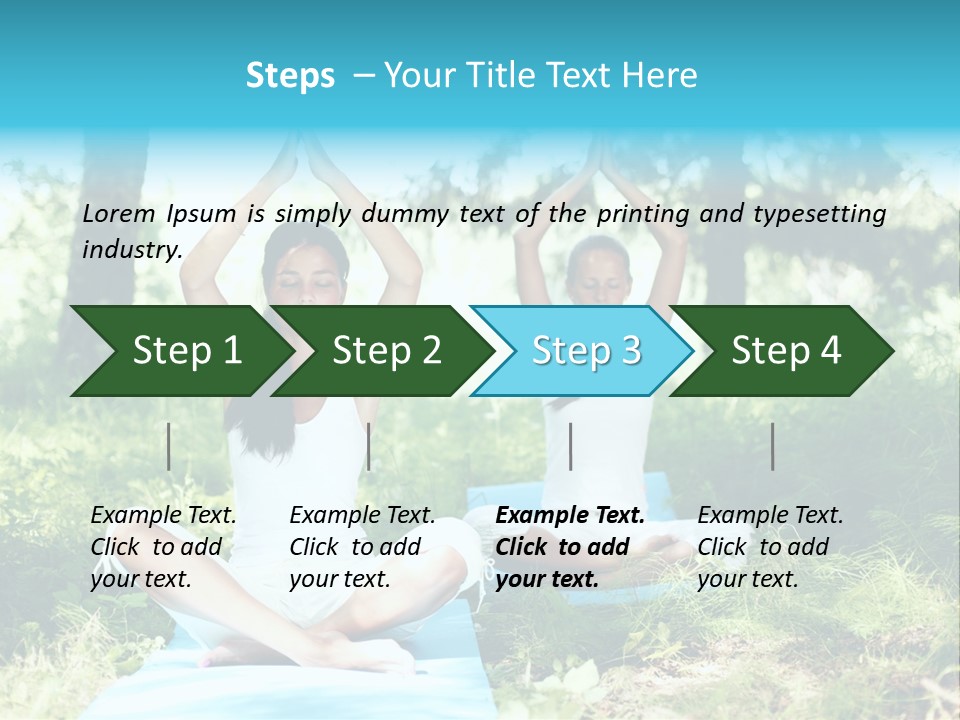 Yoga Natural Fit PowerPoint Template
