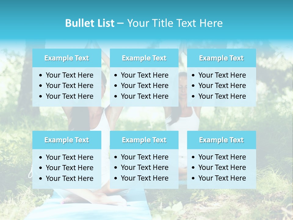 Yoga Natural Fit PowerPoint Template