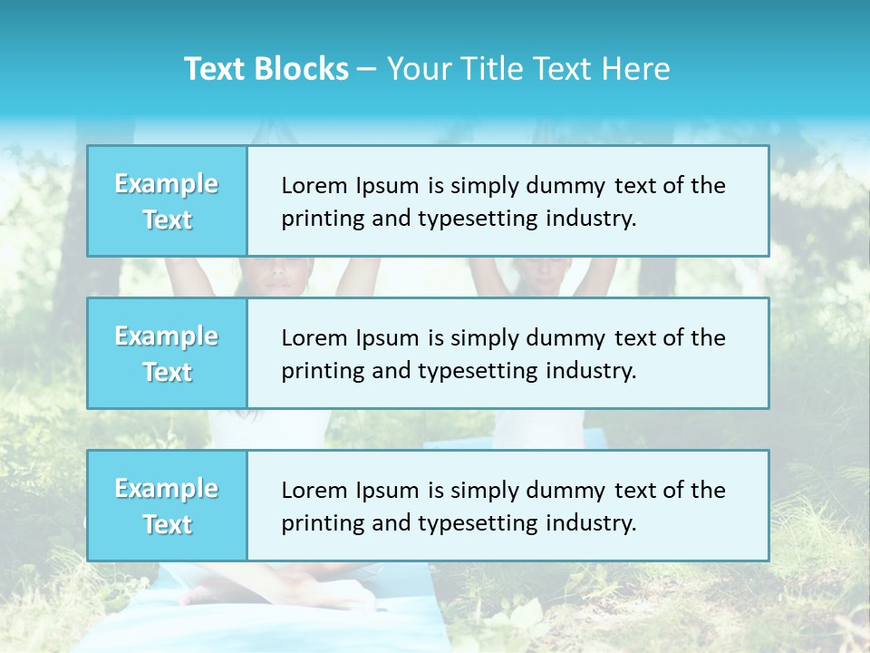 Yoga Natural Fit PowerPoint Template
