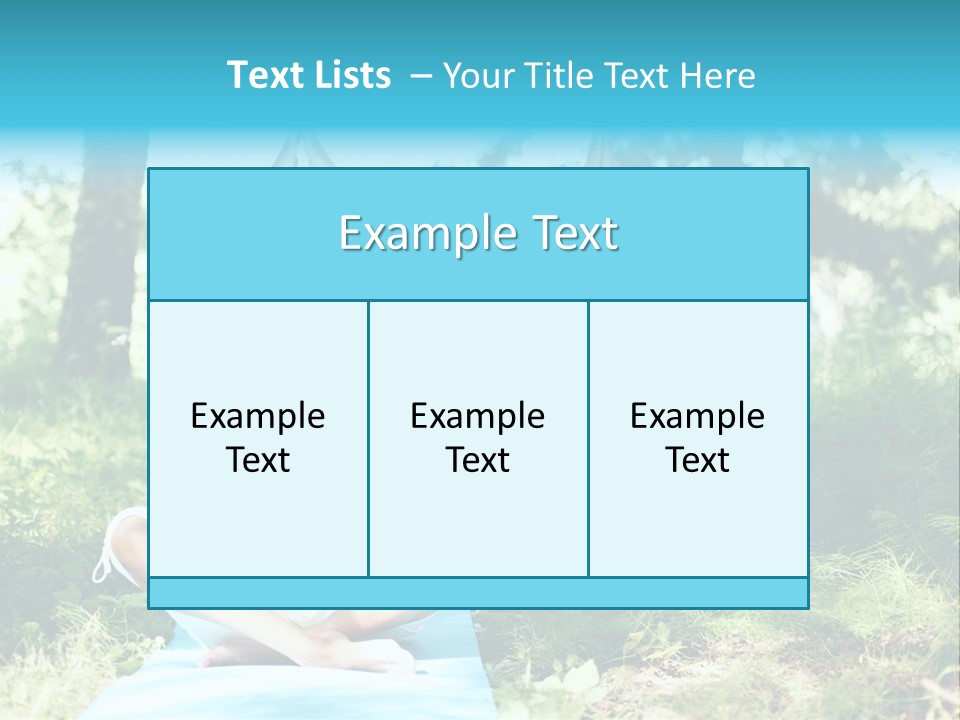 Yoga Natural Fit PowerPoint Template