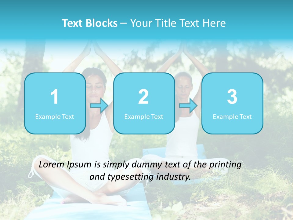 Yoga Natural Fit PowerPoint Template