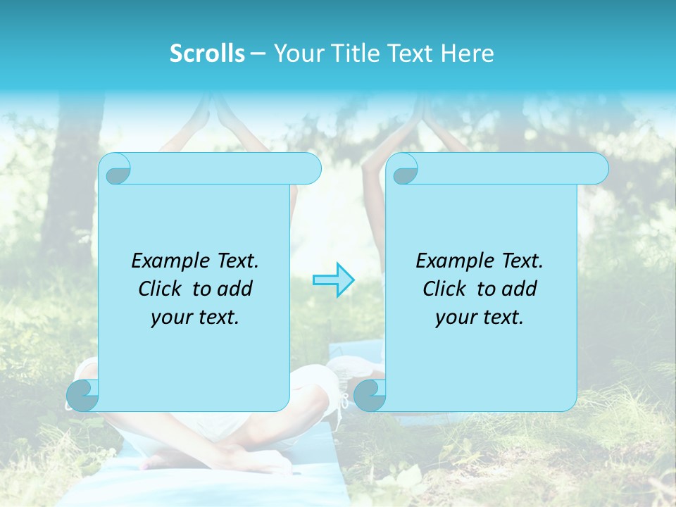 Yoga Natural Fit PowerPoint Template