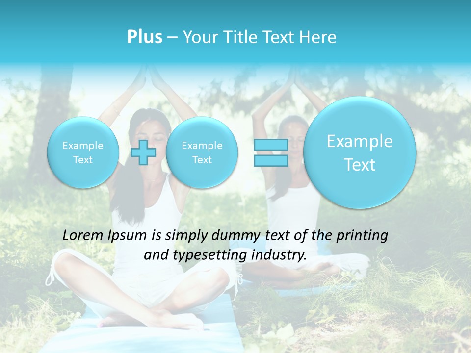 Yoga Natural Fit PowerPoint Template