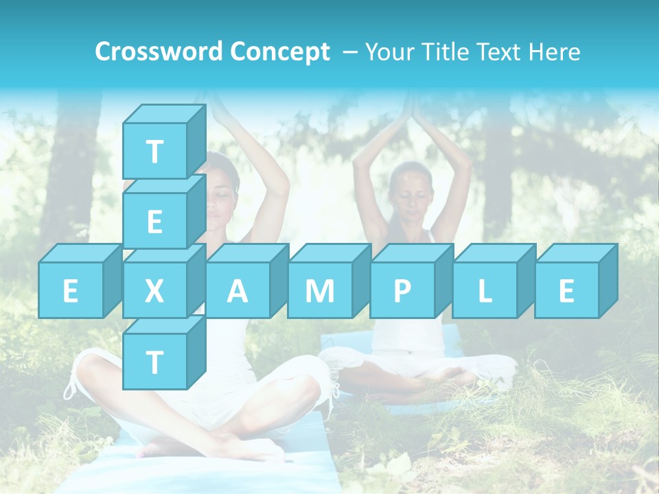 Yoga Natural Fit PowerPoint Template