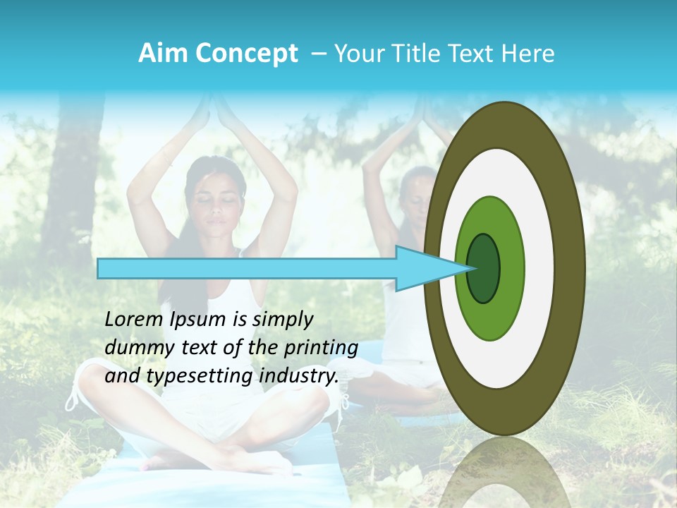 Yoga Natural Fit PowerPoint Template
