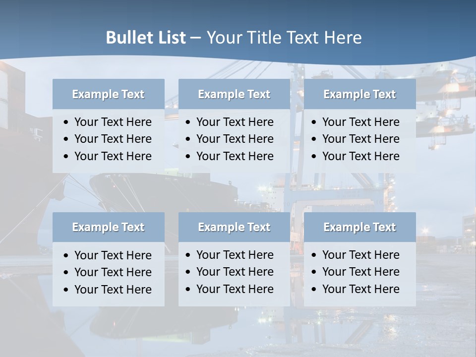 Embarquement Business International PowerPoint Template