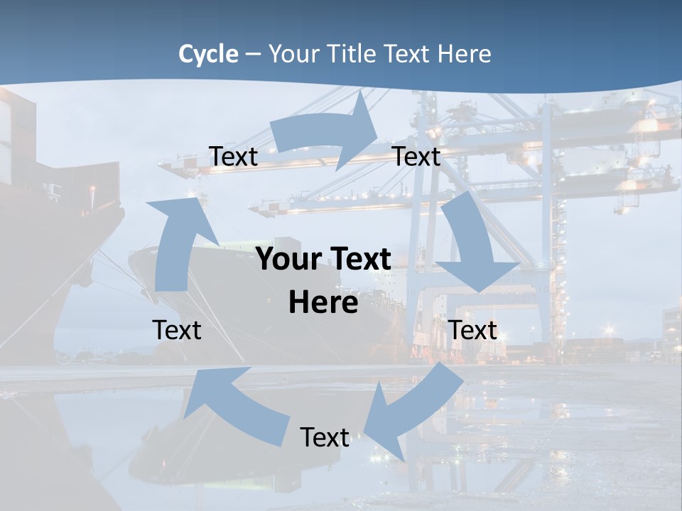 Embarquement Business International PowerPoint Template