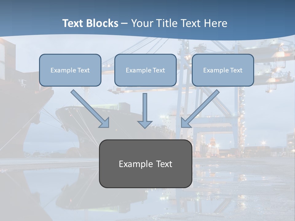Embarquement Business International PowerPoint Template