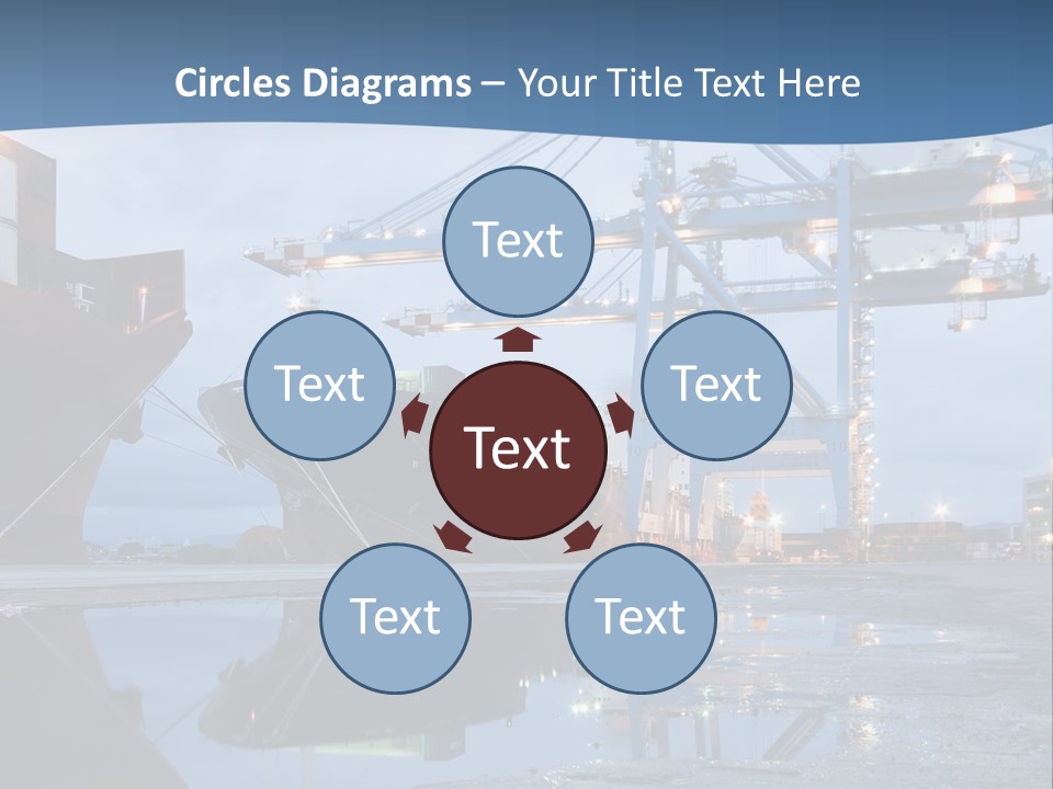 Embarquement Business International PowerPoint Template