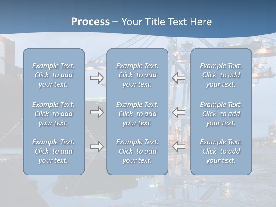 Embarquement Business International PowerPoint Template