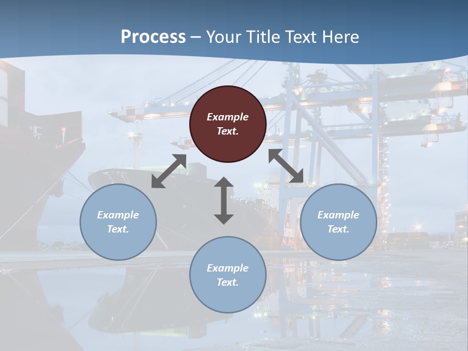 Embarquement Business International PowerPoint Template