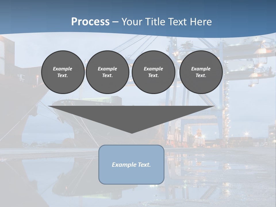 Embarquement Business International PowerPoint Template