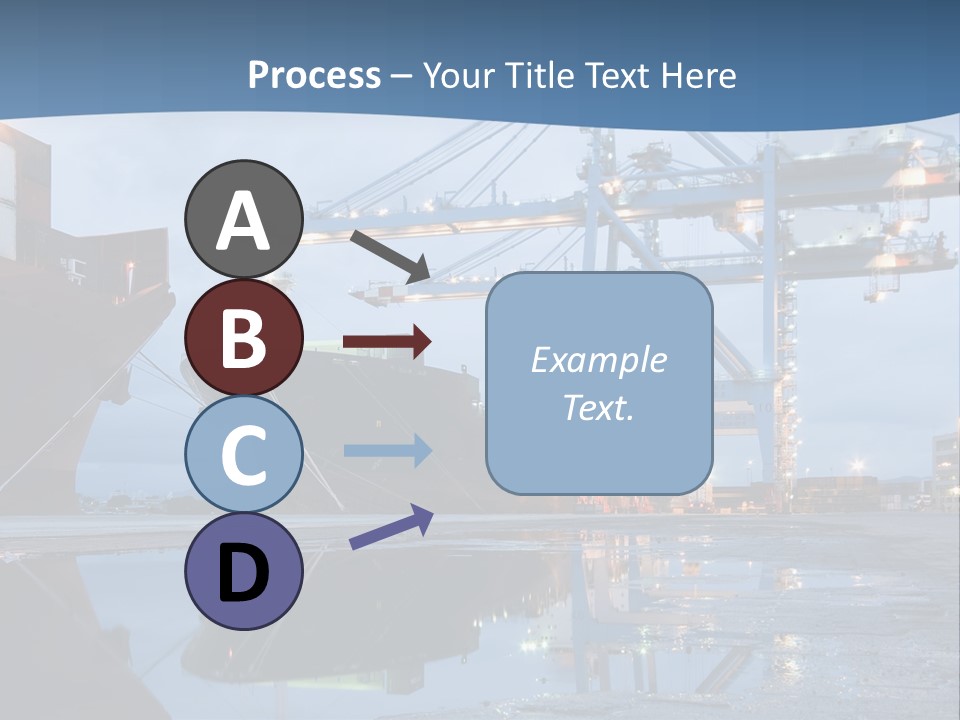 Embarquement Business International PowerPoint Template