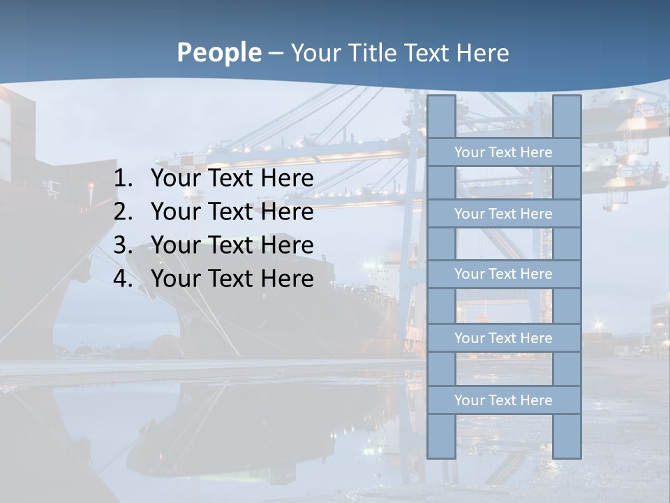 Embarquement Business International PowerPoint Template