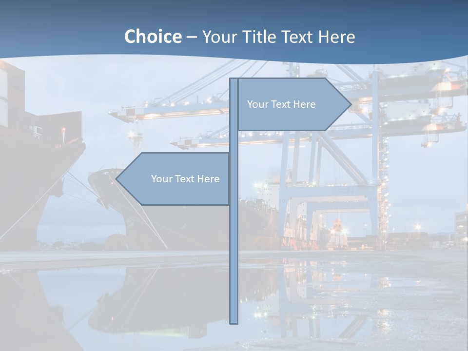 Embarquement Business International PowerPoint Template
