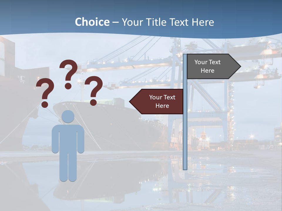 Embarquement Business International PowerPoint Template