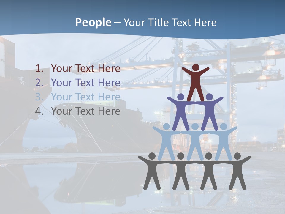 Embarquement Business International PowerPoint Template