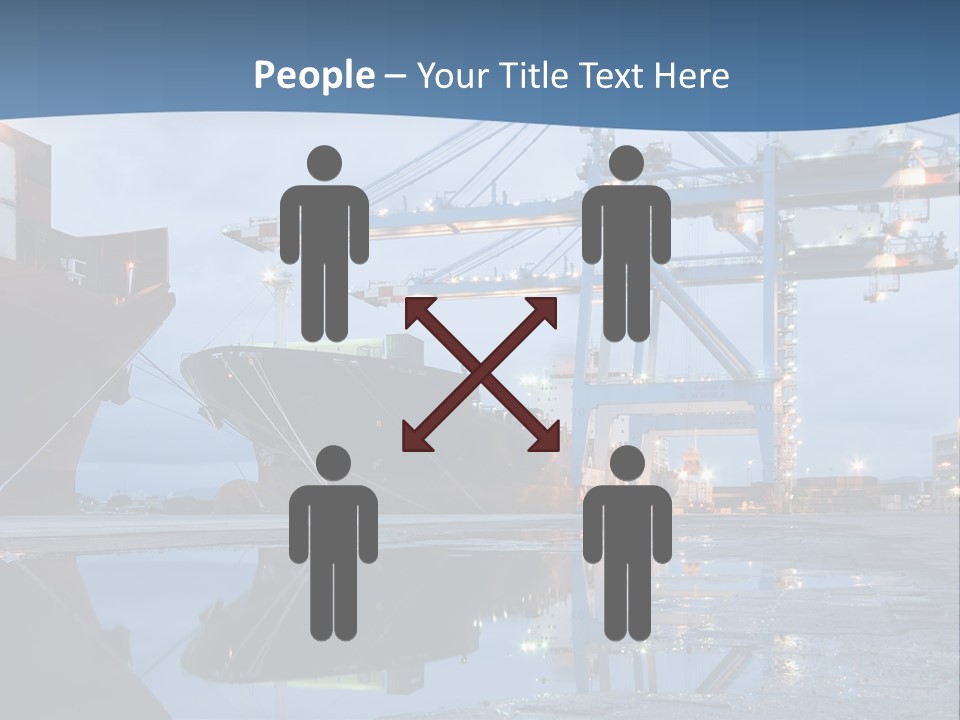 Embarquement Business International PowerPoint Template