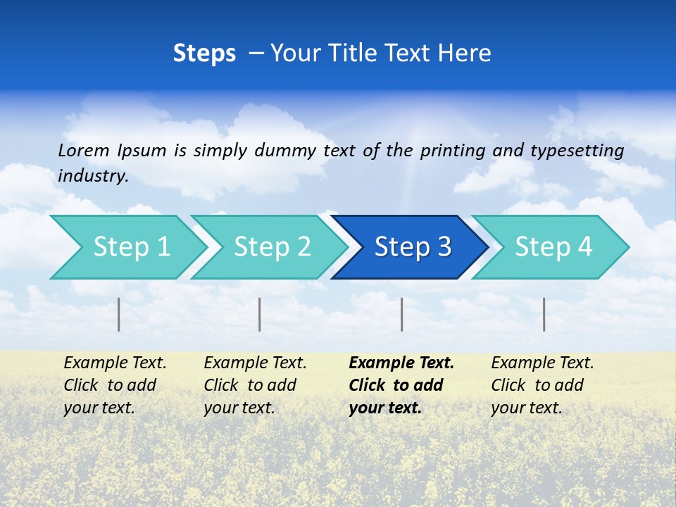 Illumination Cloud Light PowerPoint Template