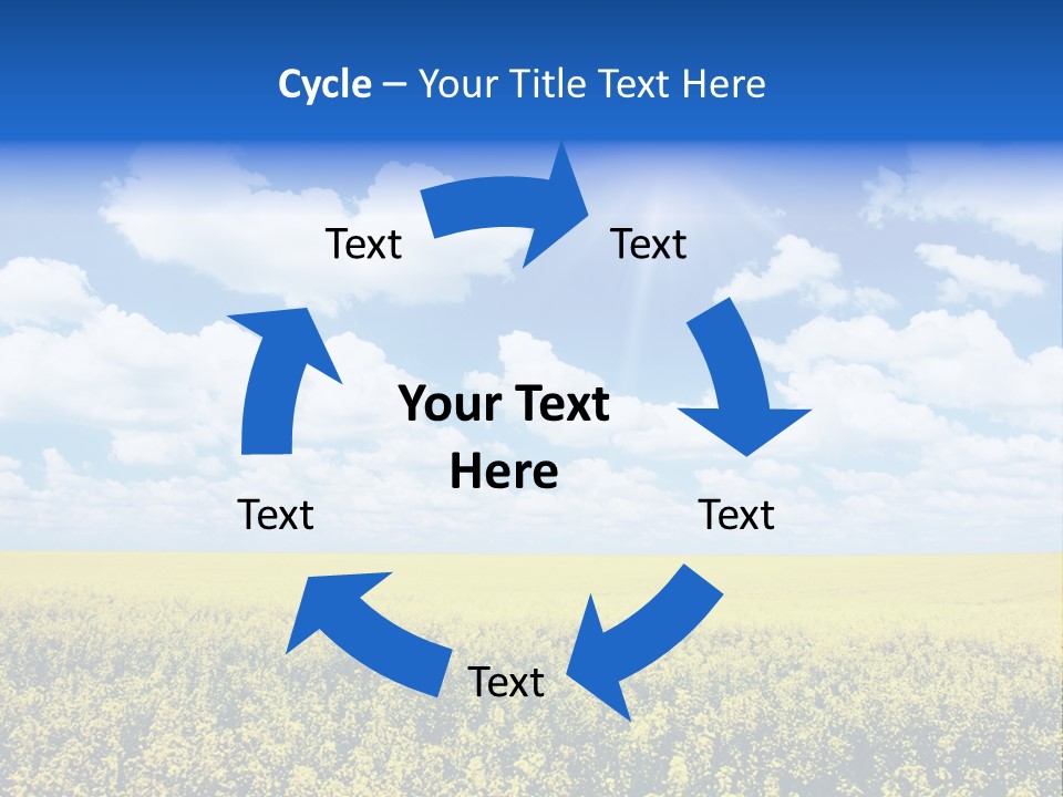 Illumination Cloud Light PowerPoint Template