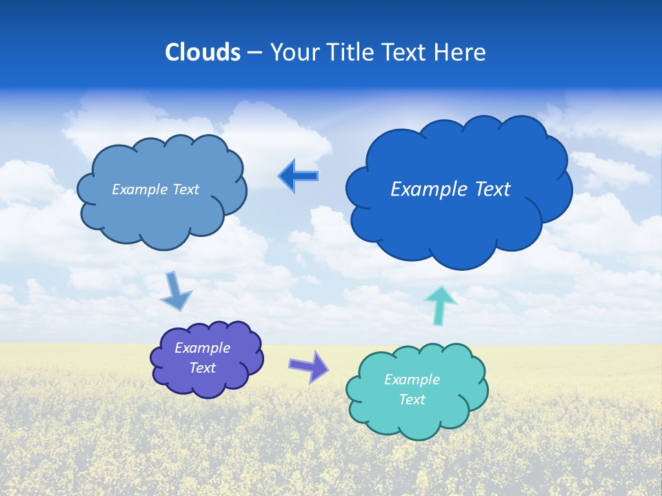 Illumination Cloud Light PowerPoint Template