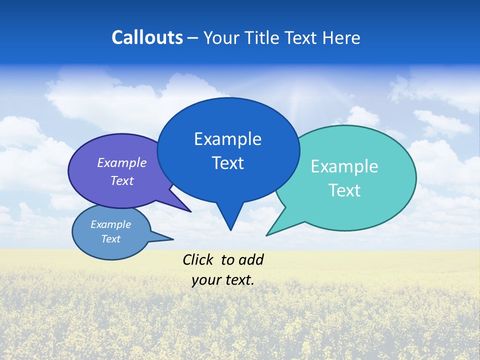 Illumination Cloud Light PowerPoint Template