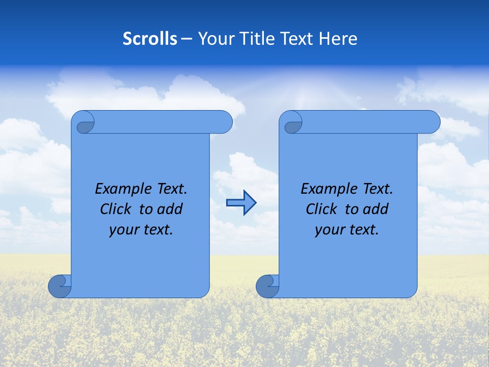 Illumination Cloud Light PowerPoint Template
