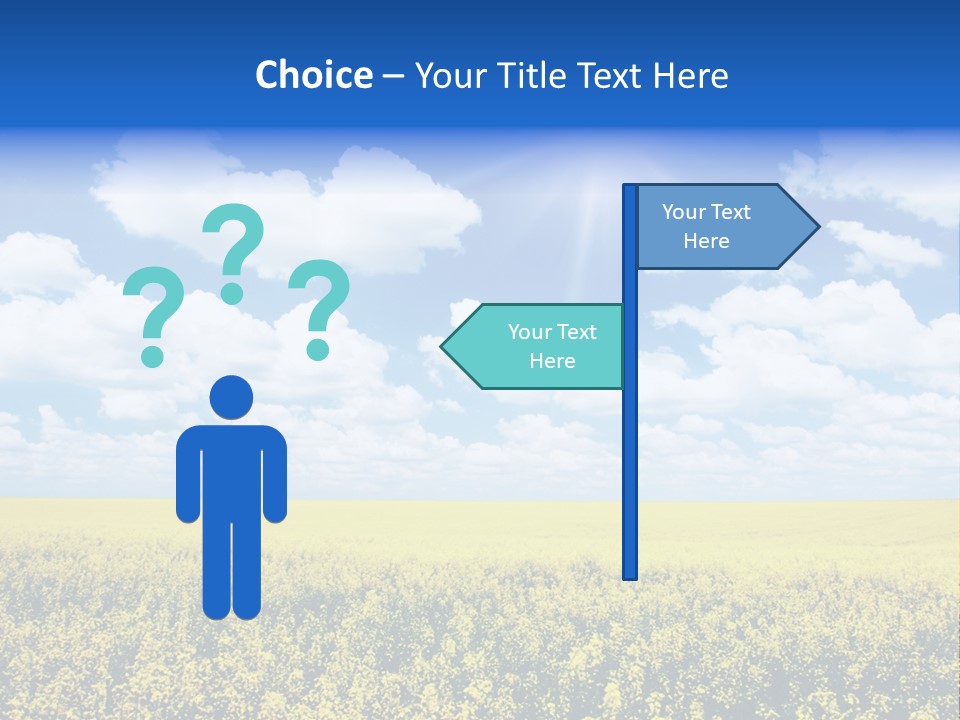 Illumination Cloud Light PowerPoint Template