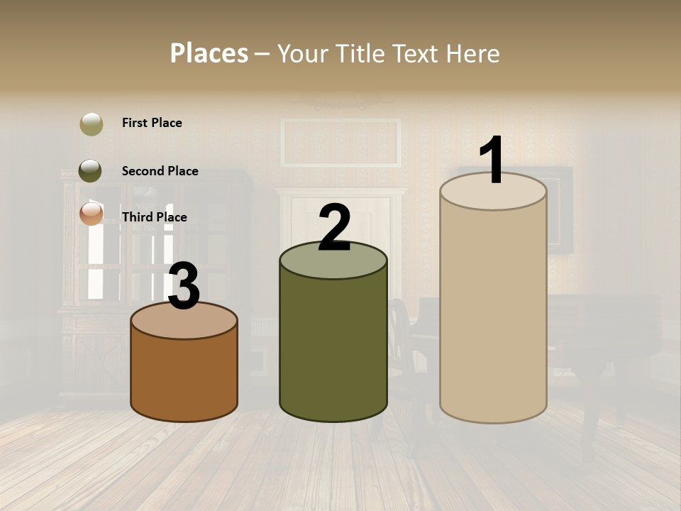 Textured Background Knob PowerPoint Template