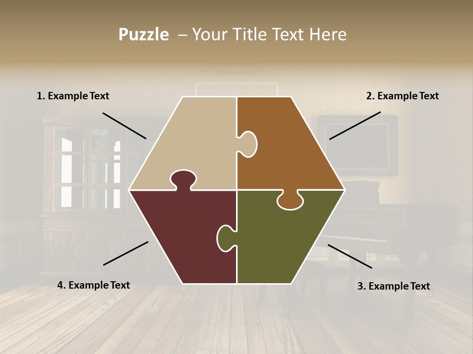 Textured Background Knob PowerPoint Template