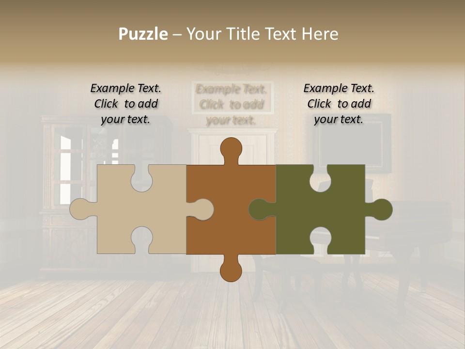 Textured Background Knob PowerPoint Template