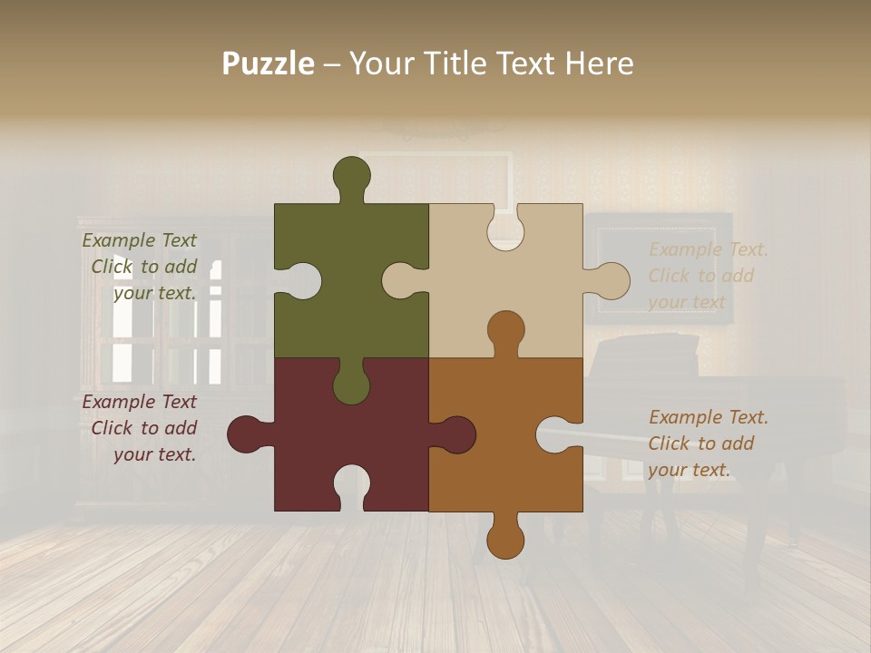 Textured Background Knob PowerPoint Template