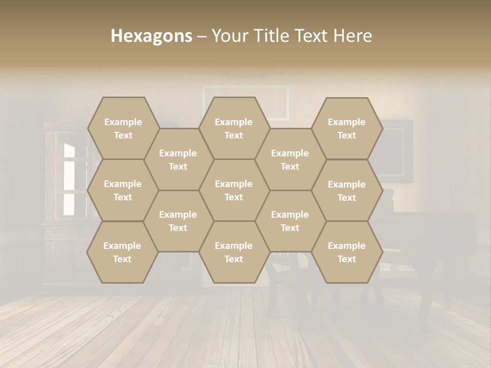 Textured Background Knob PowerPoint Template