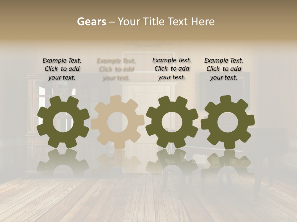 Textured Background Knob PowerPoint Template