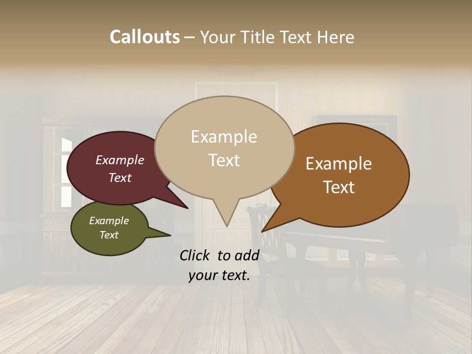 Textured Background Knob PowerPoint Template