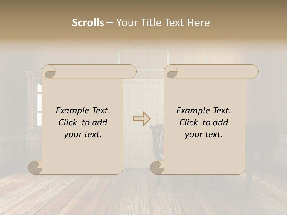 Textured Background Knob PowerPoint Template